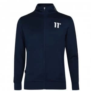 11 Degrees Optum Taped Full Zip Jacket - Navy/White