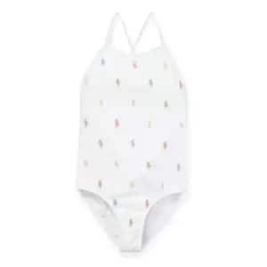 Polo Ralph Lauren Polo Pony Swimsuit - White