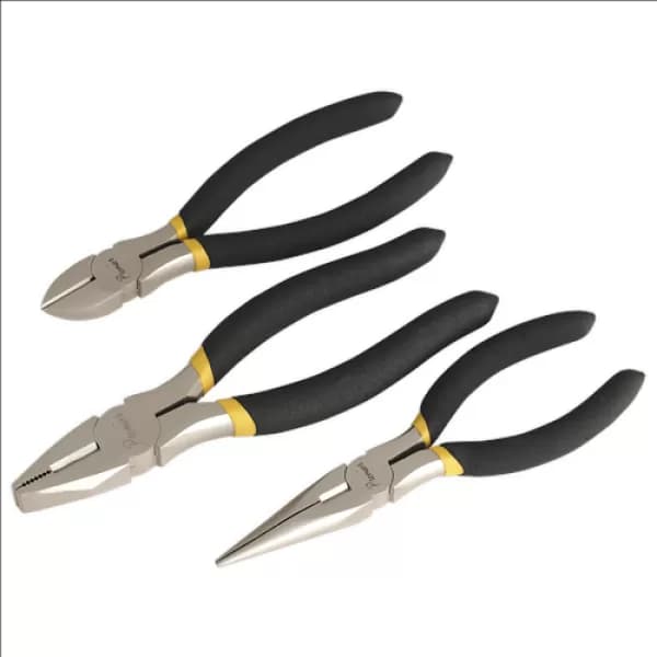 Genuine SEALEY AK9333 Pliers Set 3pc Ni-Fe Finish