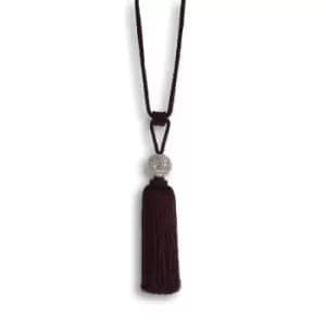Riva Home Crystal Ball Tie Back (One Size) (Damson)