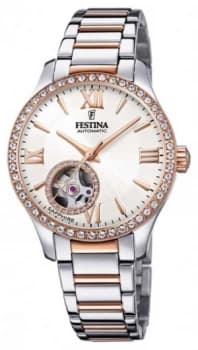 Festina Womens Automatic Two-Tone Stainless Steel Watch
