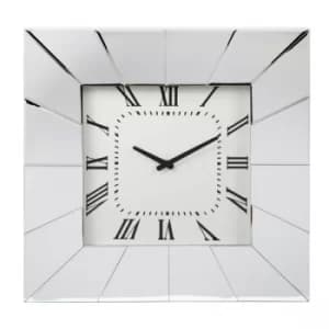 Mirror Glass Wall Clock 51cm
