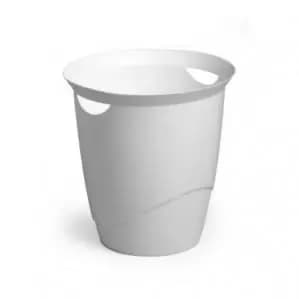 Durable Waste Bin Trend 16 Litre White Pack of 1