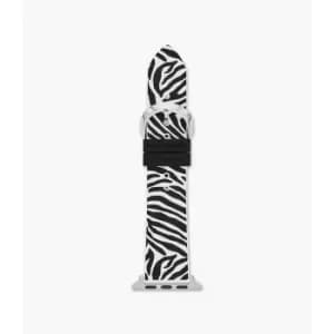 Kate Spade New York Womens Zebra Print Silicone Band For Apple Watch, 38/40/41Mm - Animal Print