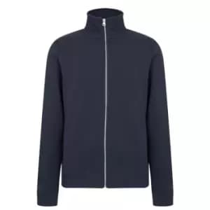 Superdry V Logo Fleece Zip Jacket - Blue