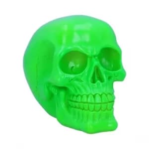 Psychedelic Skull Green Ornament