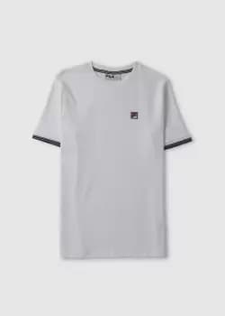 Fila Mens Caleb Crewneck T-Shirt In White