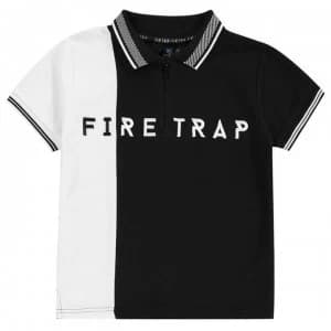 Firetrap Polo Shirt Junior Boys - Black