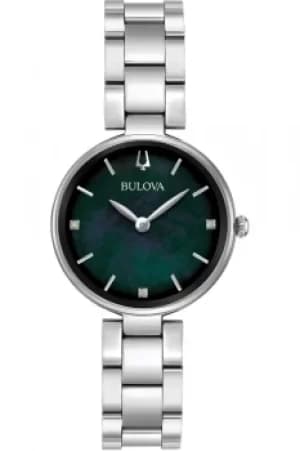 Bulova Black Mother of Pearl Diamonds Watch 96P204