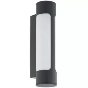 Tonego LED 2 Lamp Outdoor Modern Wall Light Anthracite Corner Mounting Option IP44 - Eglo