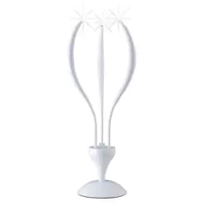 Llamas Table Lamp 3 Light G4, Gloss White, NOT LED/CFL Compatible