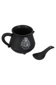 Harry Potter Halloween Cauldron Soup Mug and Spoon - Black