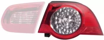 Side & Rear Lamp Light 2VA009246-091 by Hella Left