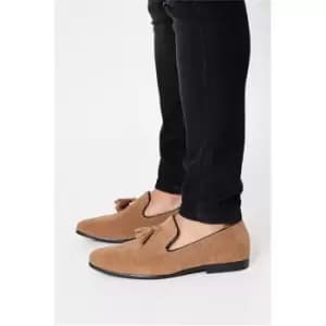 I Saw It First Tan Faux Suede Loafers - Brown