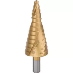 2608587430 HSS-Tin 6-30mm Step Drill Bit