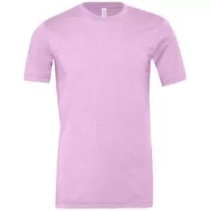 Bella + Canvas Adults Unisex Heather CVC T-Shirt (M) (Lilac Heather)