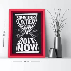 3550AHS-018 Multicolor Decorative Framed MDF Painting