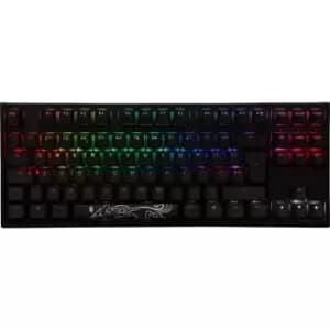 Ducky One2 RGB TKL USB Mechanical Keyboard with Cherry MX Red Switches
