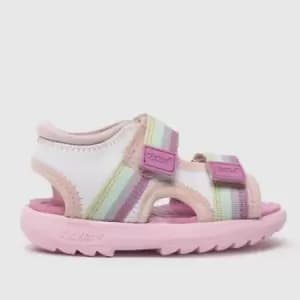 Kickers Multi Kick Kickster Girls Toddler Sandals
