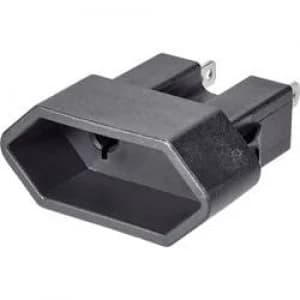 Euro connector Plastic 250 V Black