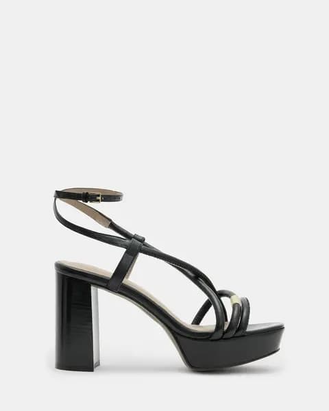 AllSaints Bella Leather Platform Heel