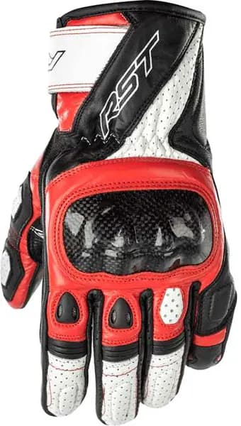 RST Stunt III Ce Mens Glove Black White Red 10