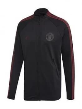 Adidas Youth Manchester United 20/21 Anthem Jacket - Black