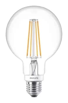 Philips 7W LED ES E27 Globe Warm White Dimmable - 57575800