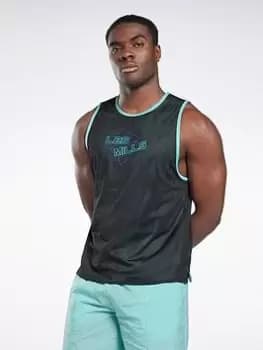 Reebok Les Mills Reversible Pinny - Black Size M Men