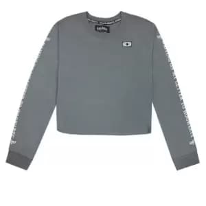 Harry Potter Womens/Ladies Waiting On My Letter Cropped Sweatshirt (L) (Grey)