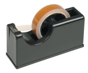 Pacplus Economy Desk Dispenser for 25mm Tapes Grey