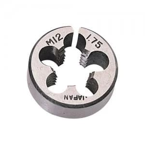 Draper Coarse Circular Die Metric M12 1"