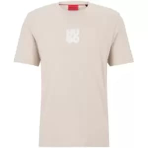 Hugo Decali T-Shirt Mens - Beige