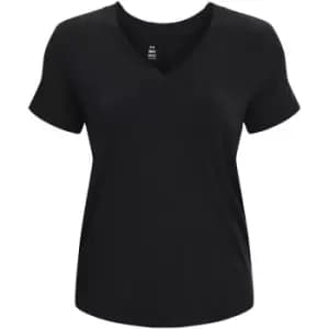 Under Armour Armour V-Neck T-Shirt Womens - Black