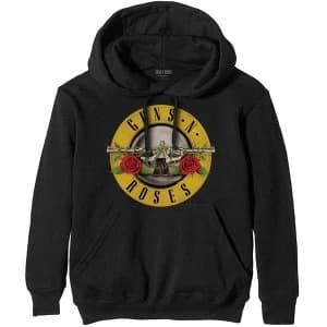 Guns N' Roses - Classic Logo Mens Large Pullover Hoodie - Black
