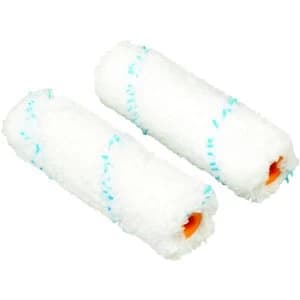 Wickes Mini Medium Pile Microfibre Roller Sleeve 4" - Pack of 2