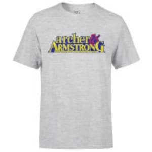 Valiant Comics Classic Archer and Armstrong Logo T-Shirt - L - Grey