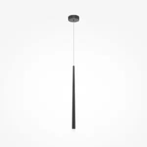 Maytoni Cascade Modern Slim Pendant Ceiling Light Black Integrated LED 4000K