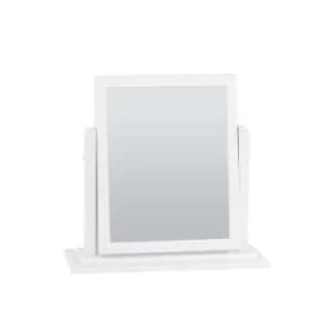 Caithness single mirror, white finish