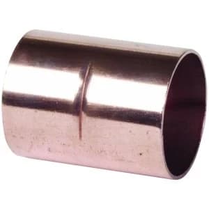 Wickes End Feed Straight Coupling - 15mm Pack of 10