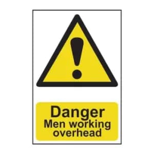 Danger Men Working Overhead - PVC (200 x 300mm)