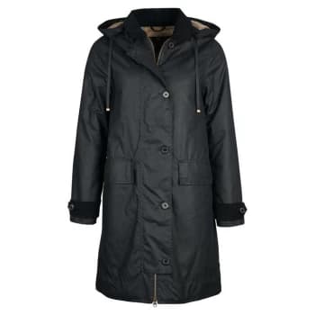Barbour Baddesley Wax Jacket - Navy/Natural