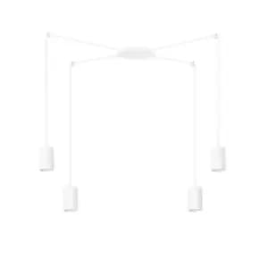 Emibig Traker White Cluster Pendant Ceiling Light 4x GU10