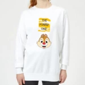 Disney Chip 'N' Dale The Funny One Womens Sweatshirt - White