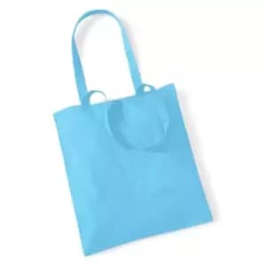 Westford Mill Promo Bag For Life - 10 Litres (Pack Of 2) (One Size) (Surf Blue)