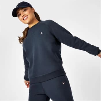 Jack Wills Astbury Pheasant Logo Crew Neck Sweatshirt - Navy