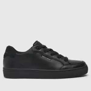 SKECHERS Black Side Street Trainers