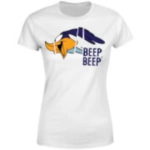 Looney Tunes Road Runner Beep Beep Womens T-Shirt - White - 3XL