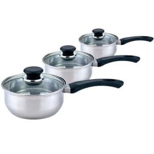 Sabichi Day to Day 3 Piece Saucepan Set