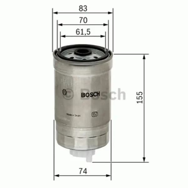 Bosch 1457434025 Fuel Filter N4025